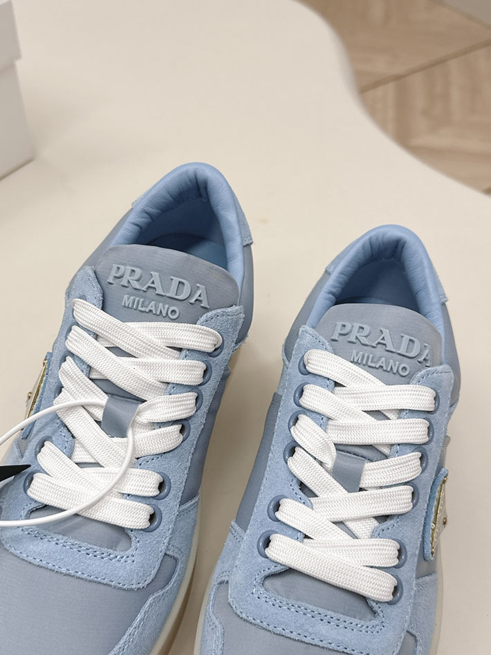 最高級プラダスーパーコピー PRADA ダウンタウン ボールド ナッパレザーxスエード スニーカー 2629782 プラダ スニーカー レディース 厚底 - 画像 (4)