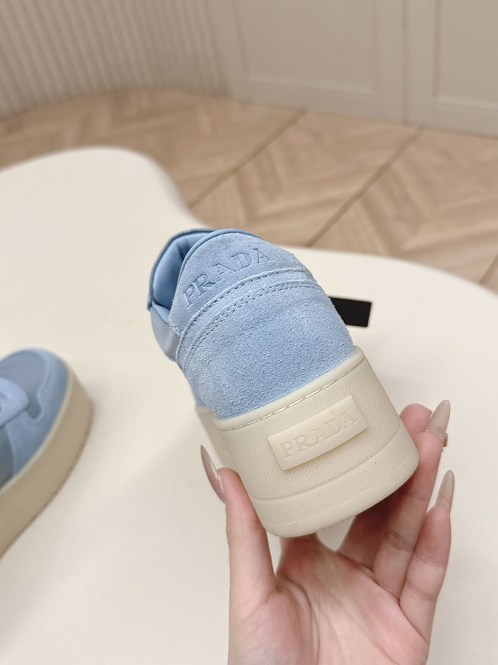 最高級プラダスーパーコピー PRADA ダウンタウン ボールド ナッパレザーxスエード スニーカー 2629782 プラダ スニーカー レディース 厚底 - 画像 (3)