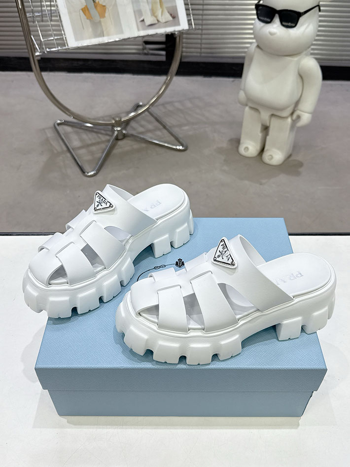 レディース 最高級プラダスーパーコピー PRADA モノリス ラバー サンダル 1X853M EVA ビーチサンダル 2629792 プラダ サンダル ヒール - 画像 (9)