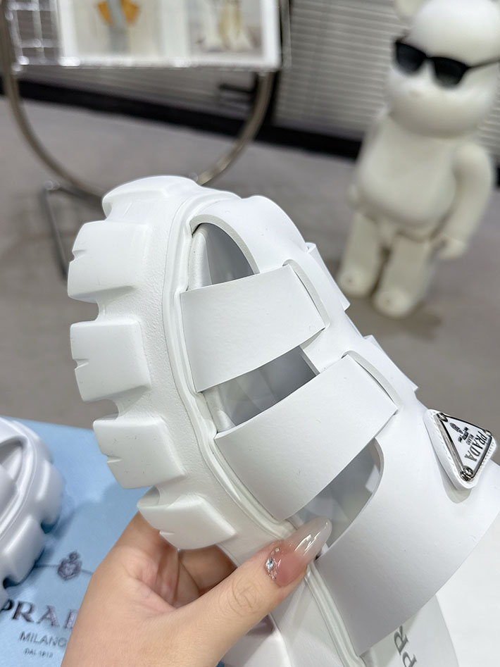 レディース 最高級プラダスーパーコピー PRADA モノリス ラバー サンダル 1X853M EVA ビーチサンダル 2629792 プラダ サンダル ヒール - 画像 (6)