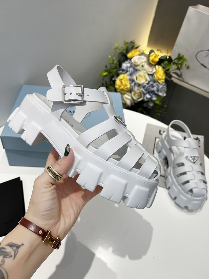 レディース 最高級プラダスーパーコピー PRADA モノリス ラバー サンダル 1X853M EVA ビーチサンダル 2629795 プラダ サンダル モノリス - 画像 (8)
