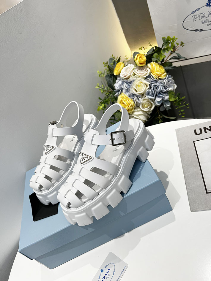レディース 最高級プラダスーパーコピー PRADA モノリス ラバー サンダル 1X853M EVA ビーチサンダル 2629795 プラダ サンダル モノリス - 画像 (5)