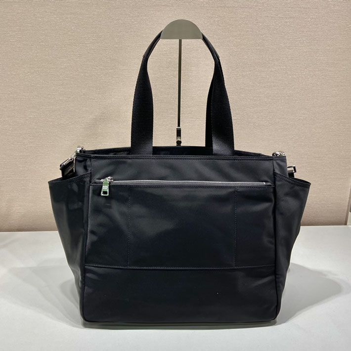 プラダ バッグ メンズ 新作 PRADA Re-Nylon ベビーバッグ ブラック 1BG102_RV44_F0002_V_OOO プラダ トートバッグ アウトレット - 画像 (6)