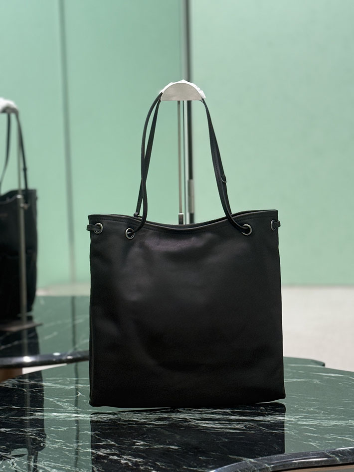 プラダ バッグ レディース PRADA ルート ラージ レザー バッグ ブラック 1BC293_2G6F_F0002_V_OOO プラダ ナイロン バッグ アウトレット - 画像 (8)