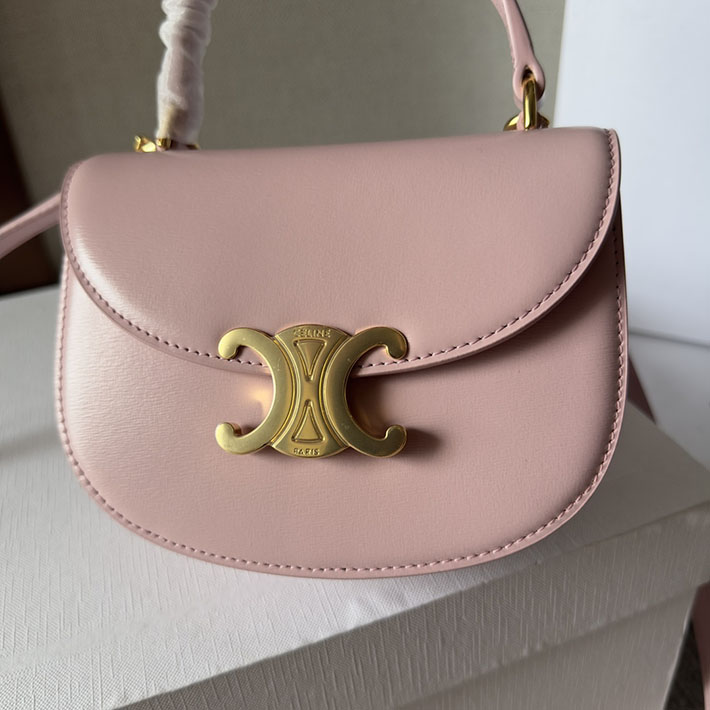 最高級セリーヌスーパーコピー CELINE Mini Besace Clea ミニ ブザス クレア パステルローズ 10L063ETZ.24PP セリーヌ ショルダーバッグ 人気 - 画像 (5)