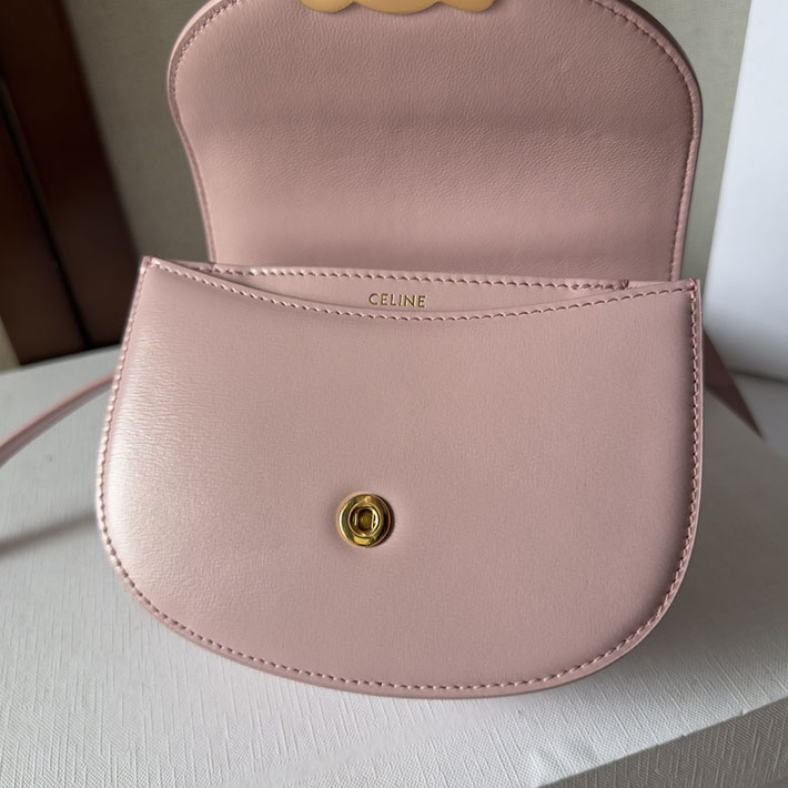 最高級セリーヌスーパーコピー CELINE Mini Besace Clea ミニ ブザス クレア パステルローズ 10L063ETZ.24PP セリーヌ ショルダーバッグ 人気 - 画像 (4)