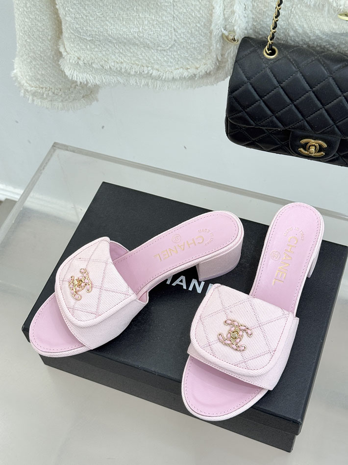 最高級シャネルスーパーコピー CHANEL ココマーク パールサンダル ミュール デニム ピンク 2631003 シャネル サンダル レディース - 画像 (9)