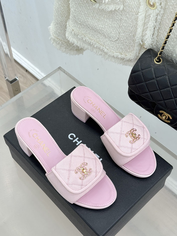 最高級シャネルスーパーコピー CHANEL ココマーク パールサンダル ミュール デニム ピンク 2631003 シャネル サンダル レディース - 画像 (8)