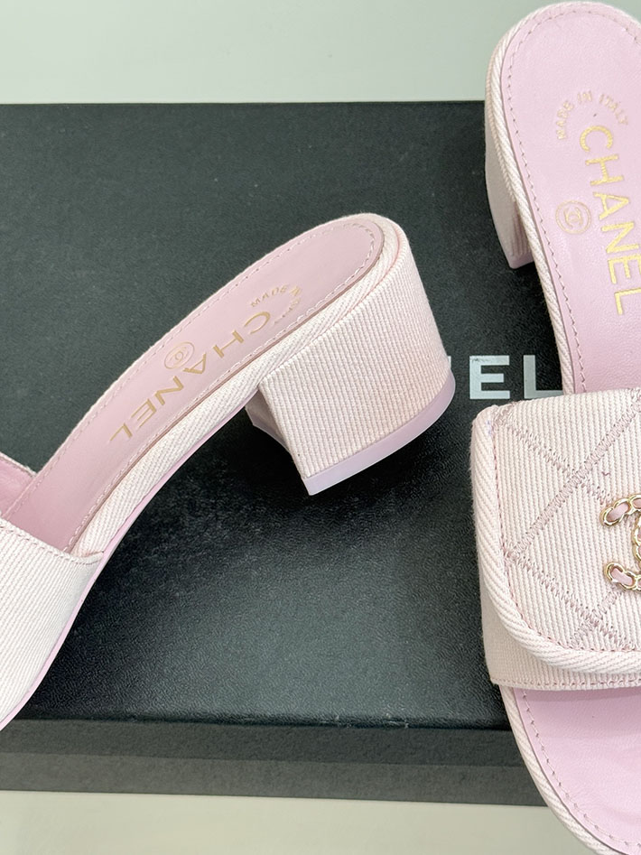 最高級シャネルスーパーコピー CHANEL ココマーク パールサンダル ミュール デニム ピンク 2631003 シャネル サンダル レディース - 画像 (5)