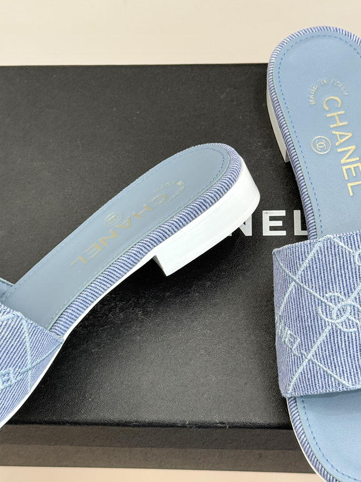 最高級シャネルスーパーコピー CHANEL CCロゴ 夏用 サンダル レディース おしゃれ ブルー 2631017 レディース シャネル サンダル - 画像 (5)