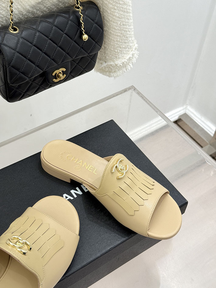 最高級シャネルスーパーコピー CHANEL ハイヒール ココマーク ミュール サンダル レザー ベージュ 2631037 シャネル ミュール サンダル - 画像 (7)