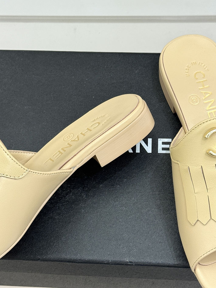 最高級シャネルスーパーコピー CHANEL ハイヒール ココマーク ミュール サンダル レザー ベージュ 2631037 シャネル ミュール サンダル - 画像 (6)