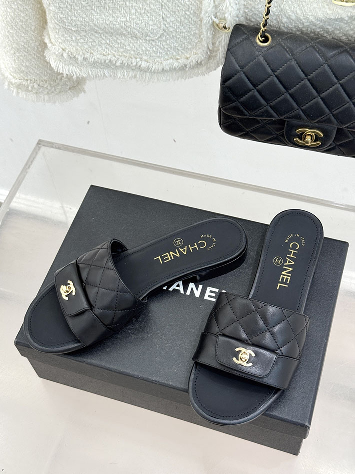 最高級シャネルスーパーコピー CHANEL マトラッセ ココマーク サンダル ミュール おしゃれ ブラック 2631046 レディース シャネル 靴 - 画像 (9)