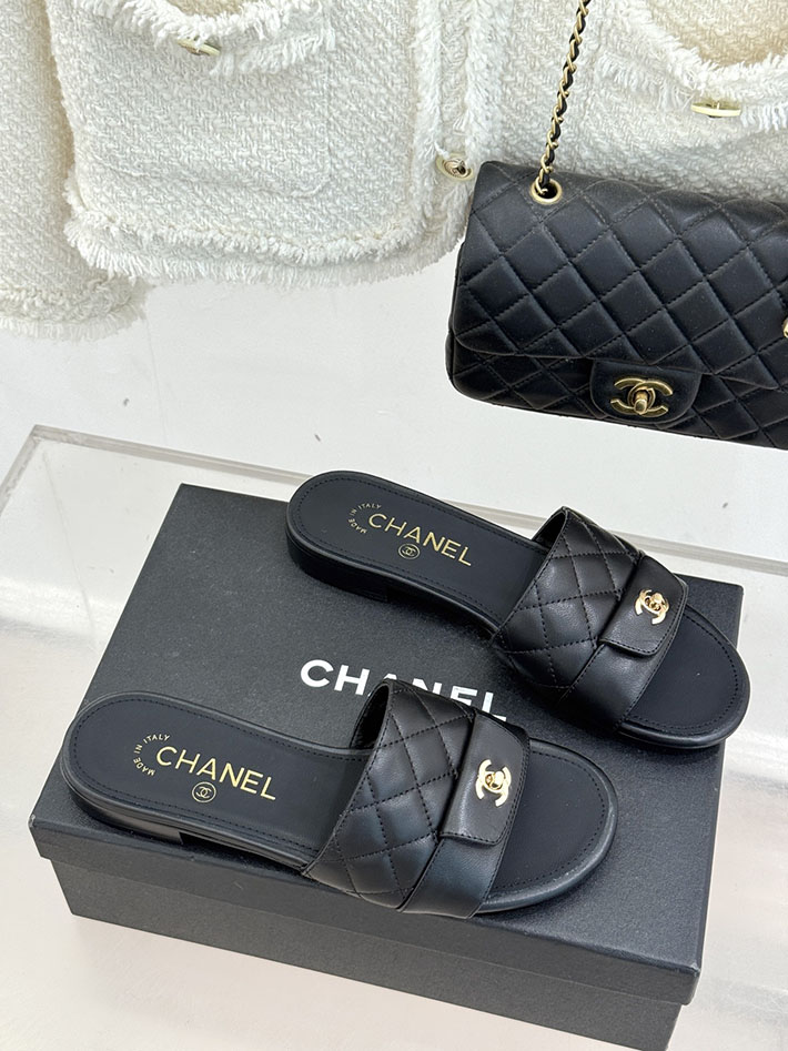 最高級シャネルスーパーコピー CHANEL マトラッセ ココマーク サンダル ミュール おしゃれ ブラック 2631046 レディース シャネル 靴 - 画像 (8)