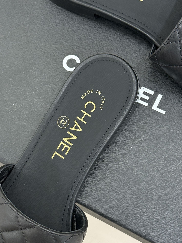 最高級シャネルスーパーコピー CHANEL マトラッセ ココマーク サンダル ミュール おしゃれ ブラック 2631046 レディース シャネル 靴 - 画像 (3)
