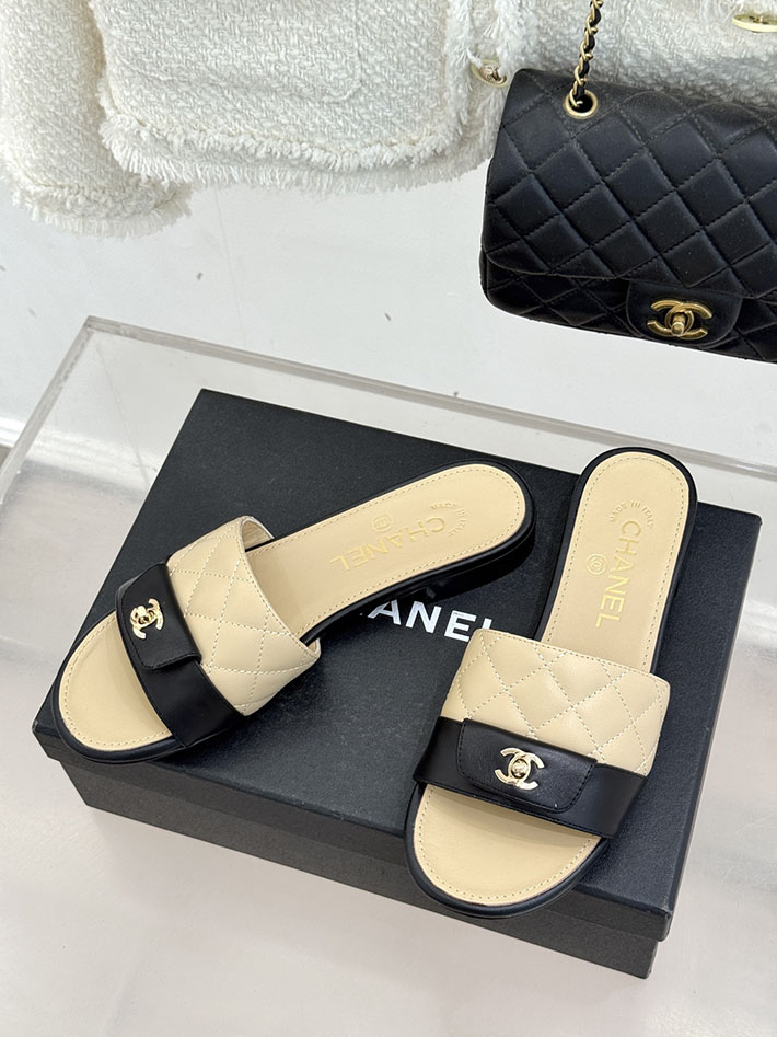 最高級シャネルスーパーコピー CHANEL マトラッセ ココマーク サンダル ミュール おしゃれ ベージュ 2631048 シャネル 靴 サンダル - 画像 (9)
