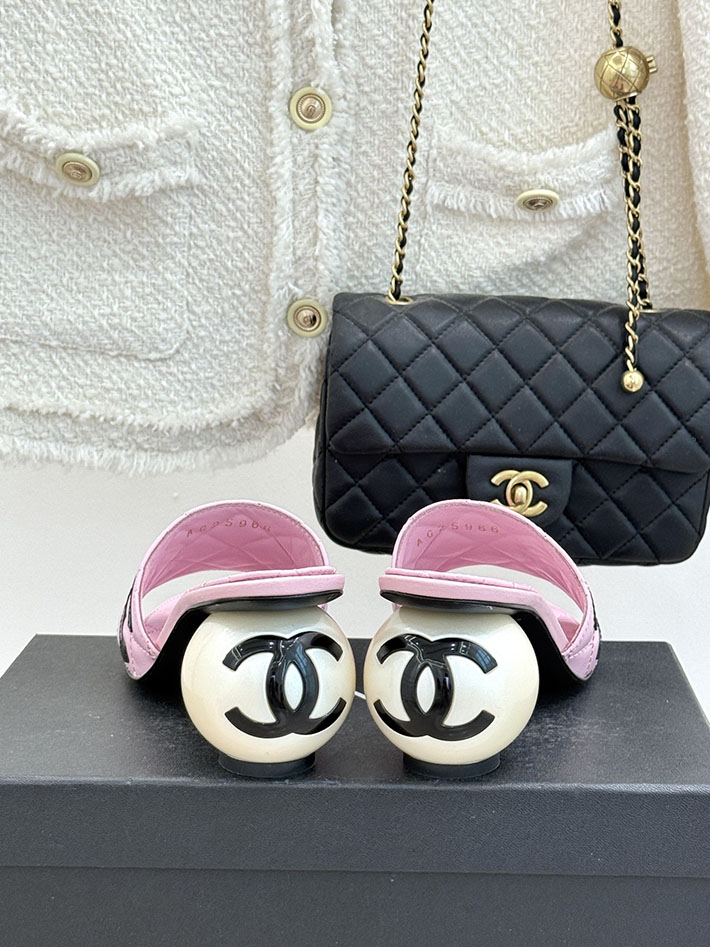 最高級シャネルスーパーコピー CHANEL ヒール サンダル レディース 人気ブランド おしゃれ ピンク 2631055 シャネル サンダル 新作 - 画像 (5)