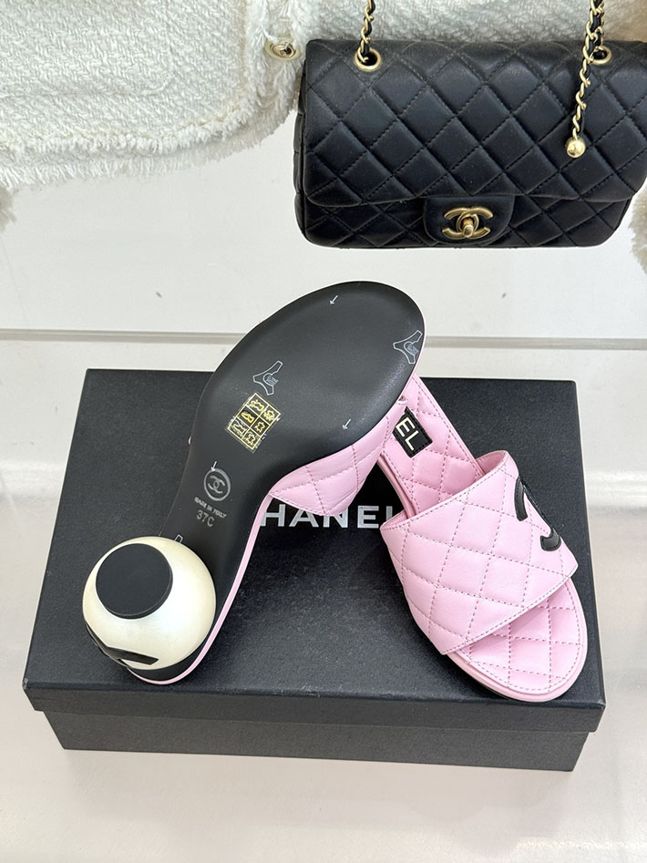 最高級シャネルスーパーコピー CHANEL ヒール サンダル レディース 人気ブランド おしゃれ ピンク 2631055 シャネル サンダル 新作 - 画像 (2)