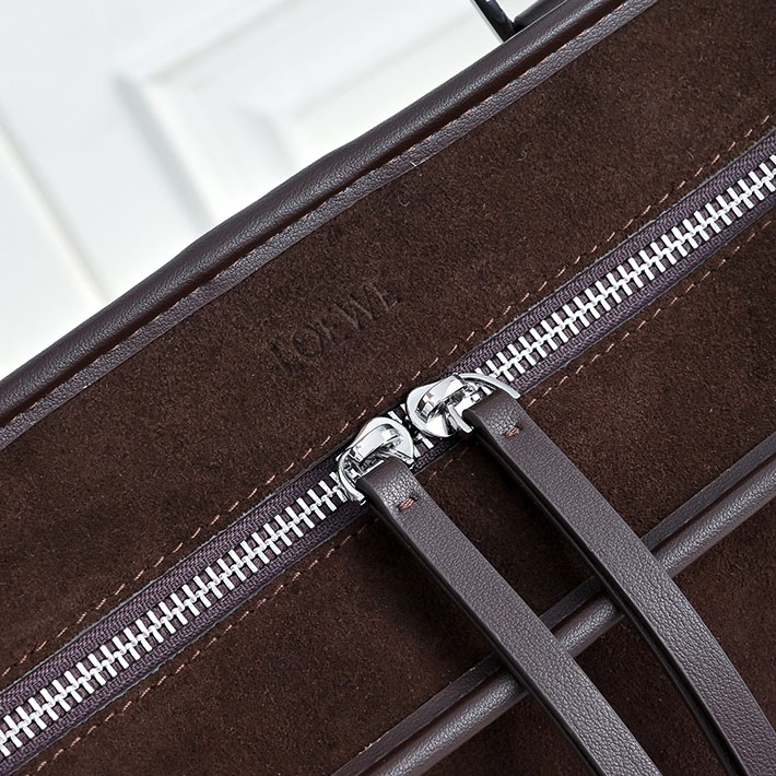 最高級ロエベスーパーコピー LOEWE アマソナ180 バッグ ラージ(スエード) ダークブラウニー A039ASRX03 0018 ロエベ アマソナ 新作 - 画像 (6)