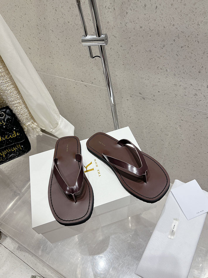 最高級ザロウスーパーコピー THE ROW フラットサンダル ビーチサンダル レディース 靴 シューズ ブラウン 2631190 The Row サンダル - 画像 (8)