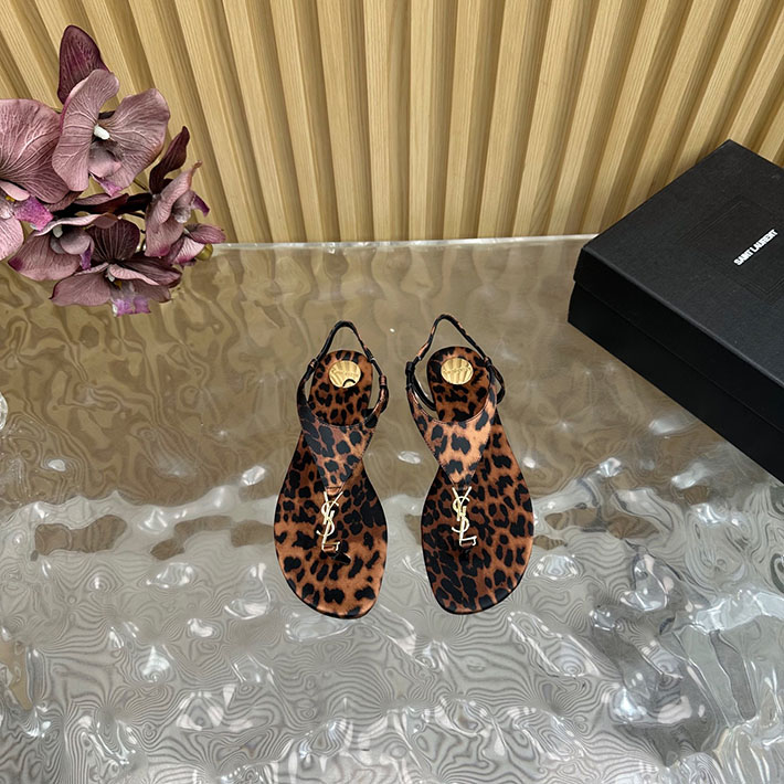 最高級サンローランスーパーコピー Saint Laurent カサンドラ サンダル レオパードグログラン レオパード 2631214 サン ローラン サンダル アウトレット - 画像 (9)