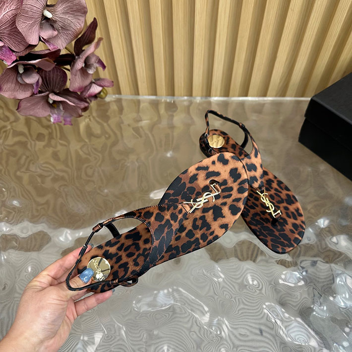 最高級サンローランスーパーコピー Saint Laurent カサンドラ サンダル レオパードグログラン レオパード 2631214 サン ローラン サンダル アウトレット - 画像 (5)