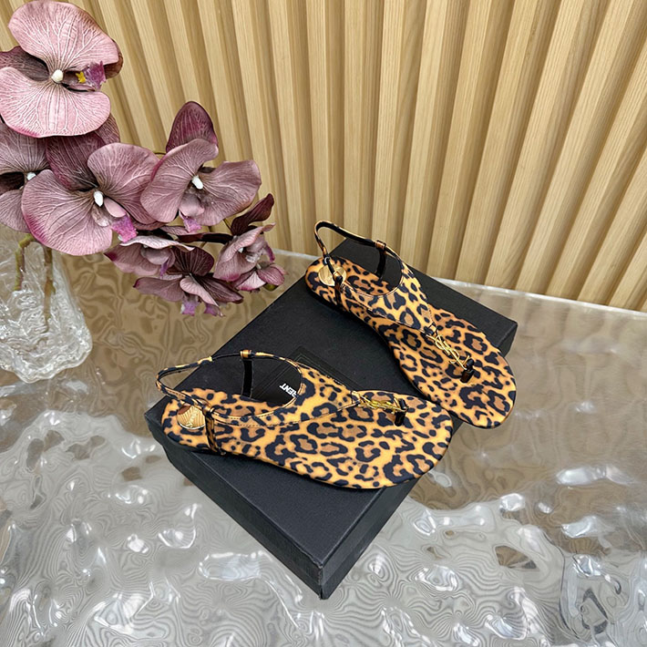 最高級サンローランスーパーコピー Saint Laurent カサンドラ サンダル レオパードグログラン 2631216 サンローラン 靴 サンダル - 画像 (2)