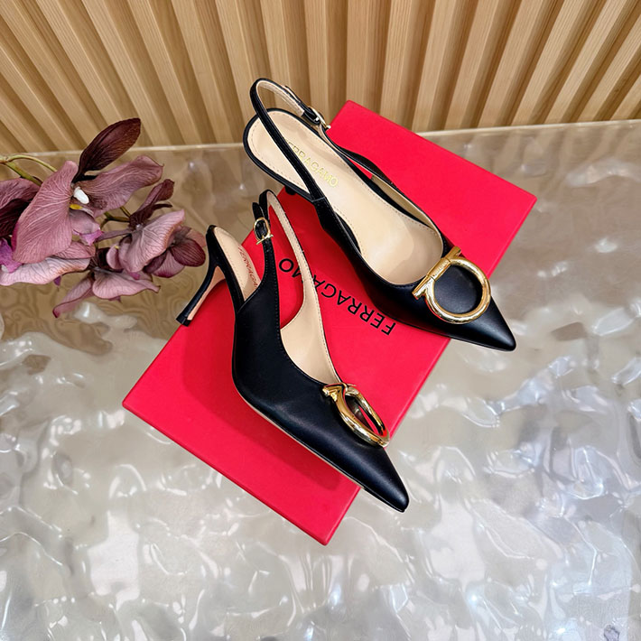 最高級フェラガモスーパーコピー FERRAGAMO 2026新作 マキシ ガンチーニ バックル パンプス 2631345 フェラガモ 靴 安い - 画像 (9)