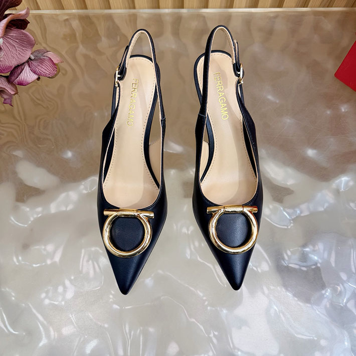 最高級フェラガモスーパーコピー FERRAGAMO 2026新作 マキシ ガンチーニ バックル パンプス 2631345 フェラガモ 靴 安い - 画像 (6)