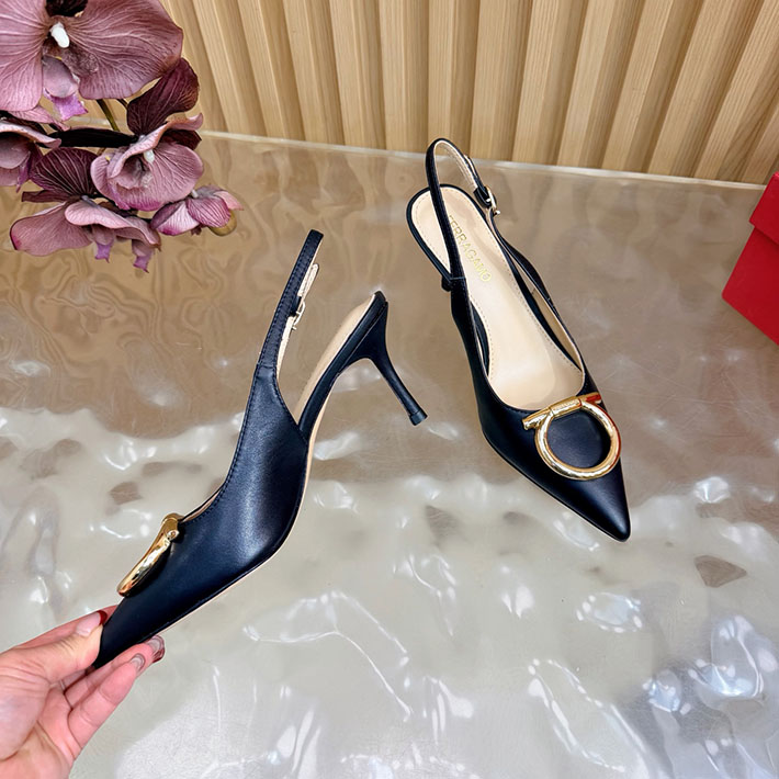 最高級フェラガモスーパーコピー FERRAGAMO 2026新作 マキシ ガンチーニ バックル パンプス 2631345 フェラガモ 靴 安い - 画像 (4)