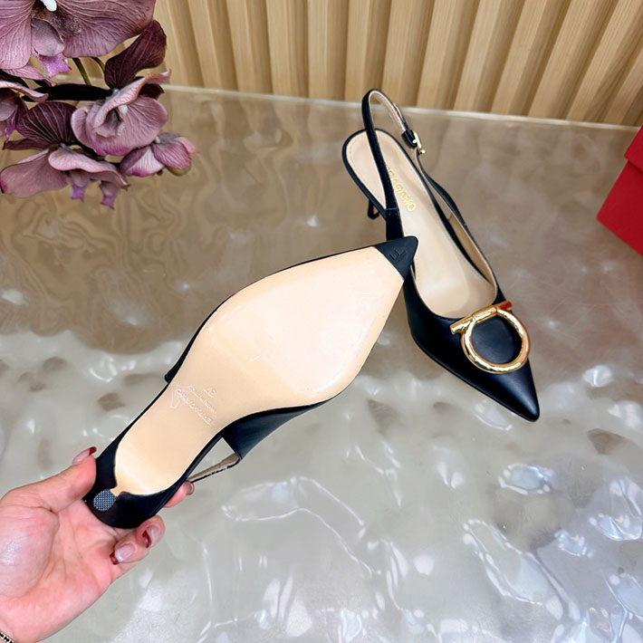 最高級フェラガモスーパーコピー FERRAGAMO 2026新作 マキシ ガンチーニ バックル パンプス 2631345 フェラガモ 靴 安い - 画像 (2)