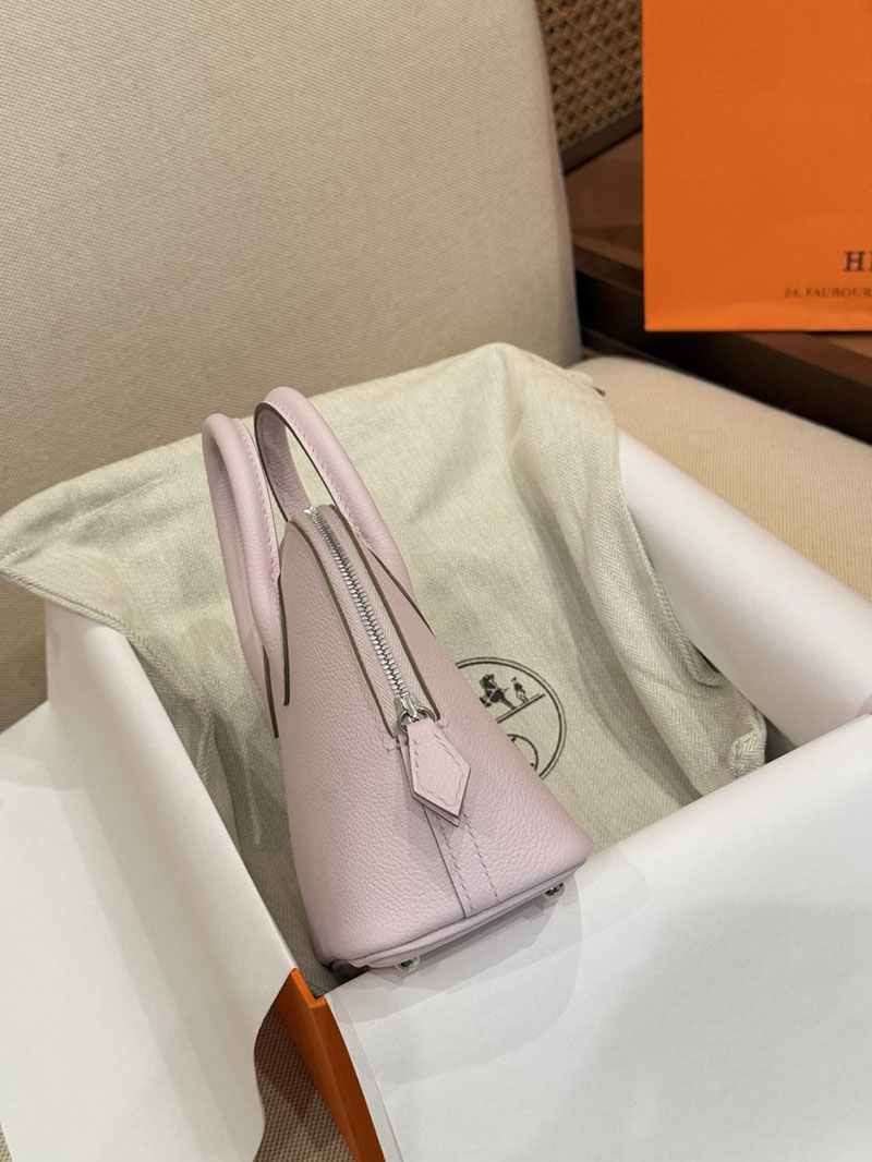 エルメス ボリードミニの通販 HERMES ボリード1923 ミニ モーヴペール エバーカラー シルバー金具 2631465 ボリード ミニ 風 - 画像 (6)