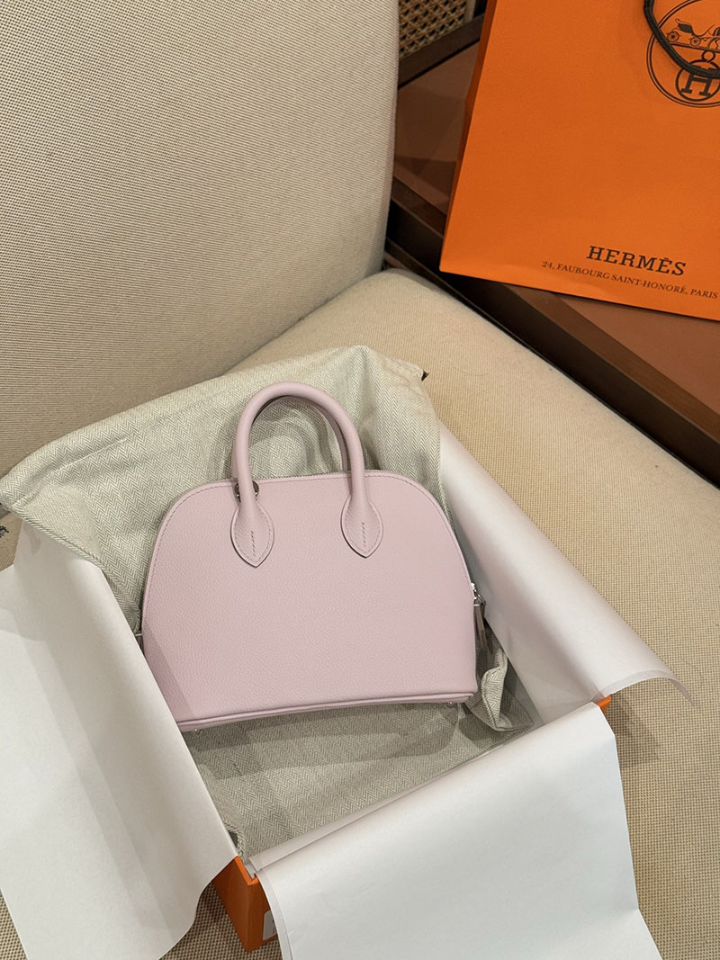 エルメス ボリードミニの通販 HERMES ボリード1923 ミニ モーヴペール エバーカラー シルバー金具 2631465 ボリード ミニ 風 - 画像 (5)