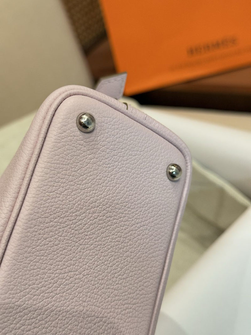 エルメス ボリードミニの通販 HERMES ボリード1923 ミニ モーヴペール エバーカラー シルバー金具 2631465 ボリード ミニ 風 - 画像 (2)