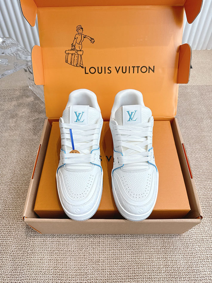 メンズ・レディース兼用 ルイヴィトン LV トレイナー スニーカー 3色から選べます 2631491 ルイヴィトン スニーカー 安い - 画像 (10)