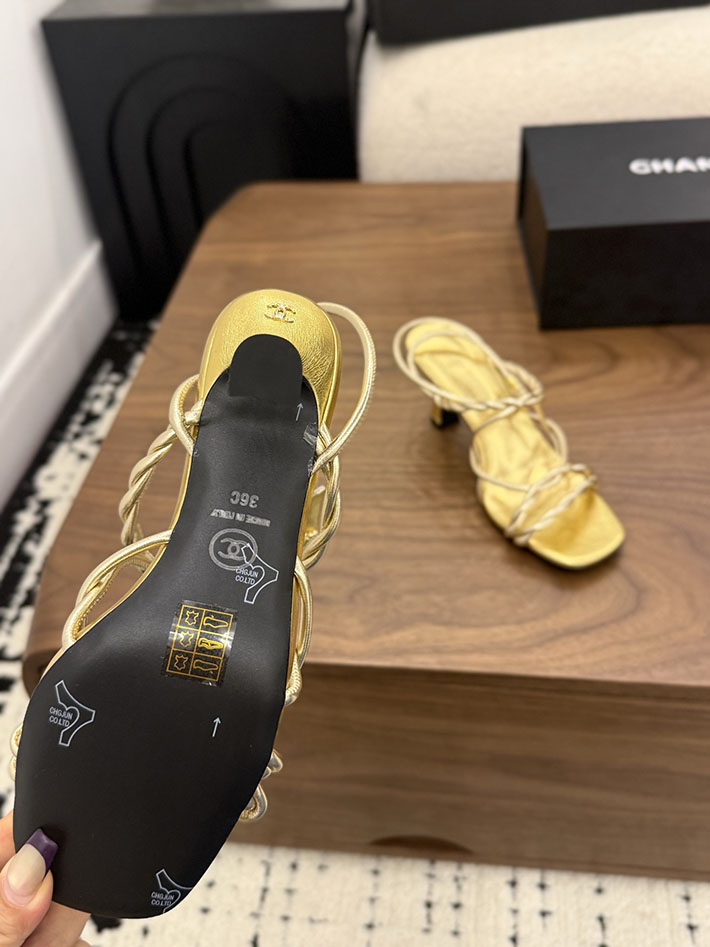 最高級シャネルスーパーコピー CHANEL レディース サンダル 夏 ヒール 5色から選べます 2631503 シャネル サンダル 安い - 画像 (3)