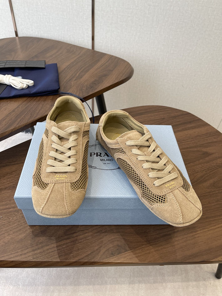 最高級プラダスーパーコピー PRADA モンテカルロ Re-Edition スエード メッシュ スニーカー ブラウン 2630552 プラダ スニーカー 値段 - 画像 (8)