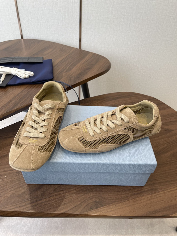 最高級プラダスーパーコピー PRADA モンテカルロ Re-Edition スエード メッシュ スニーカー ブラウン 2630552 プラダ スニーカー 値段 - 画像 (7)