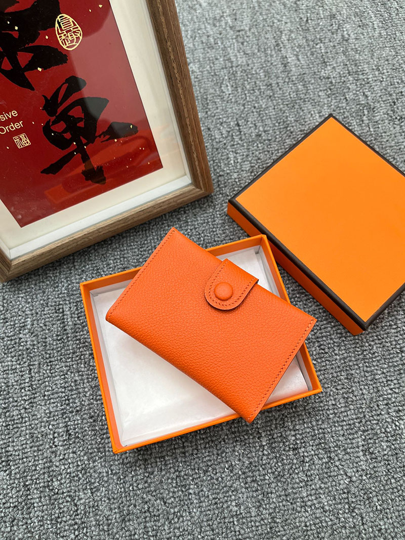 エルメス カードホルダーの通販 HERMES カードホルダー R.M.S オレンジ ヴォー・エヴァーカラー H088006CK93 エルメス カードケース レディース - 画像 (6)