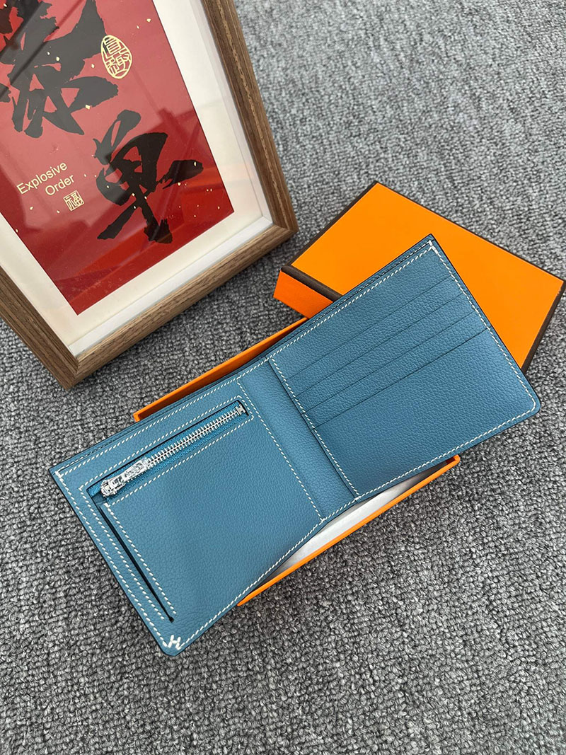 エルメス 財布 コンパクトの通販 HERMES 財布 Hセリエ コンパクト ブルージーン ヴォー・エヴァーカラー H084594CK75 エルメス 財布 メンズ - 画像 (4)