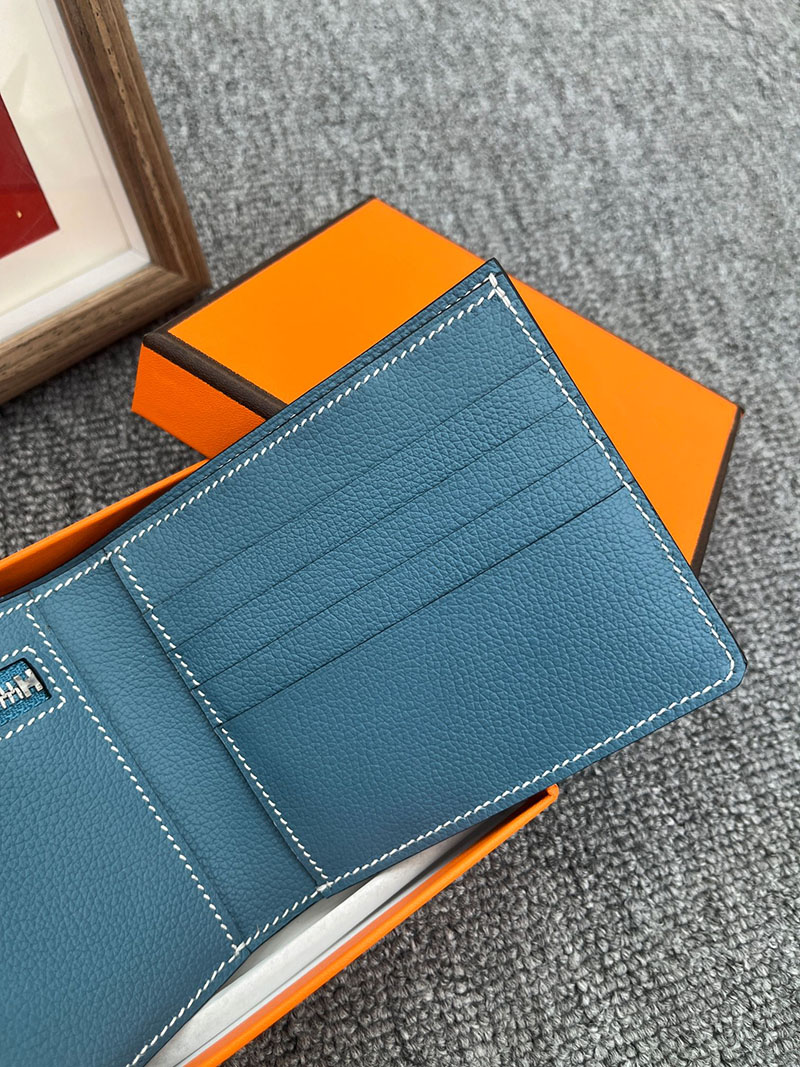 エルメス 財布 コンパクトの通販 HERMES 財布 Hセリエ コンパクト ブルージーン ヴォー・エヴァーカラー H084594CK75 エルメス 財布 メンズ - 画像 (3)
