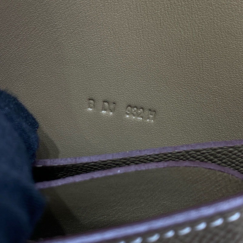 エルメス通販 HERMES 財布 コンスタンス スリム エトゥープ ヴォー・エプソン ゴールド金具 H082060CC18 コンスタンス スリム クロコ - 画像 (2)