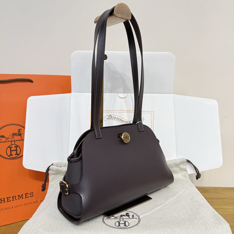 エルメス トートバッグ HERMES タブリエ・セリエ エベンヌ スウィフト ゴールド金具 H086583CC46 レディース エルメス バッグ ショルダー - 画像 (14)