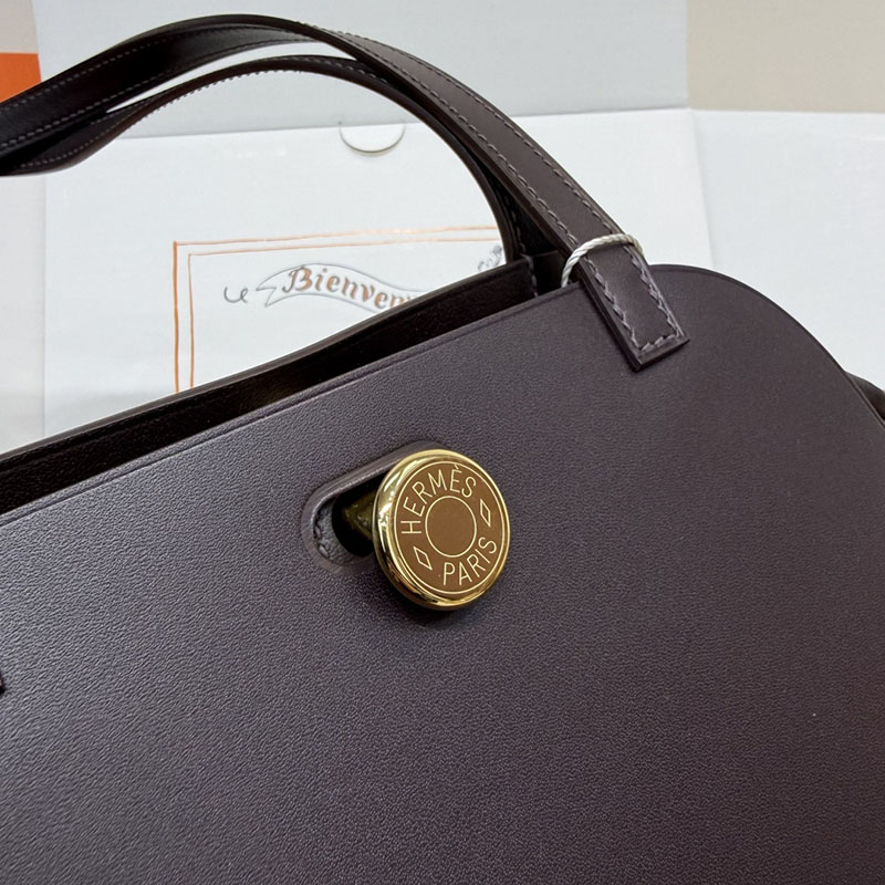 エルメス トートバッグ HERMES タブリエ・セリエ エベンヌ スウィフト ゴールド金具 H086583CC46 レディース エルメス バッグ ショルダー - 画像 (10)
