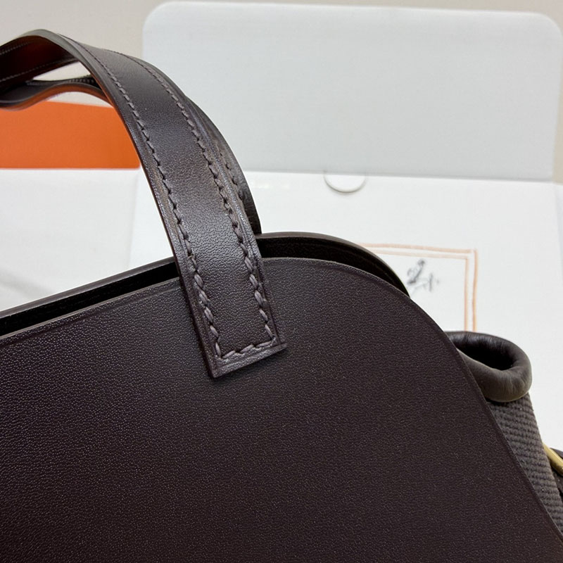 エルメス トートバッグ HERMES タブリエ・セリエ エベンヌ スウィフト ゴールド金具 H086583CC46 レディース エルメス バッグ ショルダー - 画像 (9)