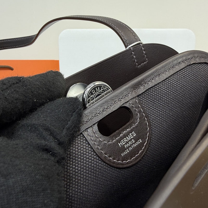 エルメス トートバッグ HERMES タブリエ・セリエ エベンヌ スウィフト シルバー金具 H086583CK46 エルメス 斜 めがけ 新作 - 画像 (8)