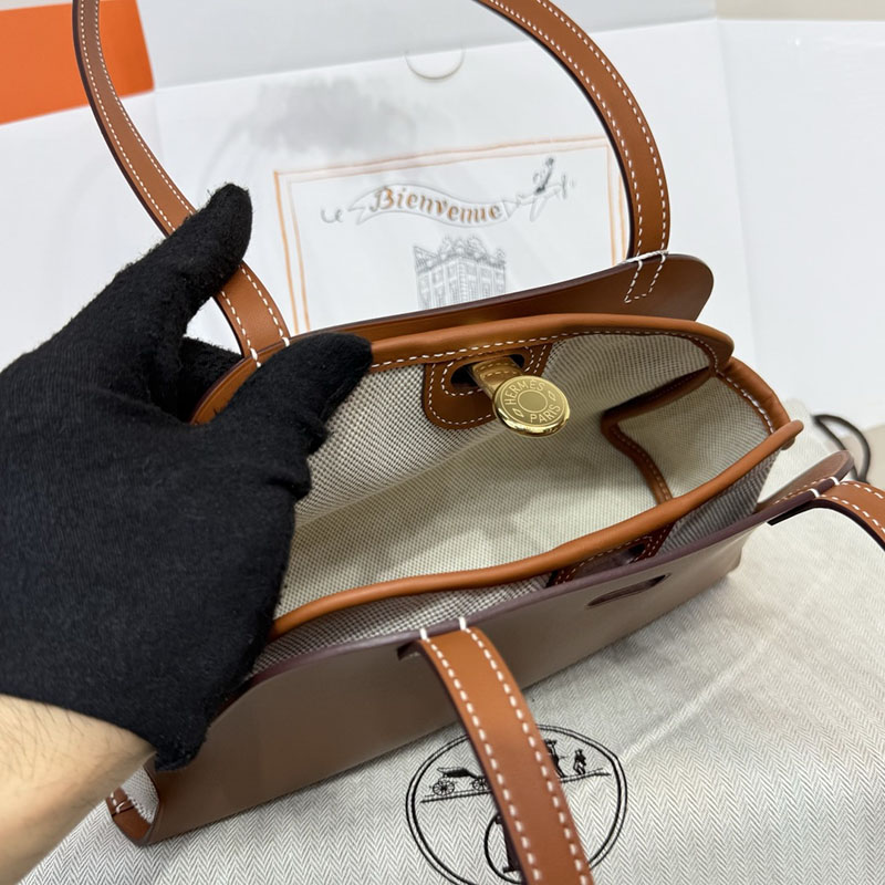 エルメス トートバッグ HERMES タブリエ・セリエ ゴールド スウィフト ゴールド金具 H086583CC37 レディース エルメス トートバッグ - 画像 (6)