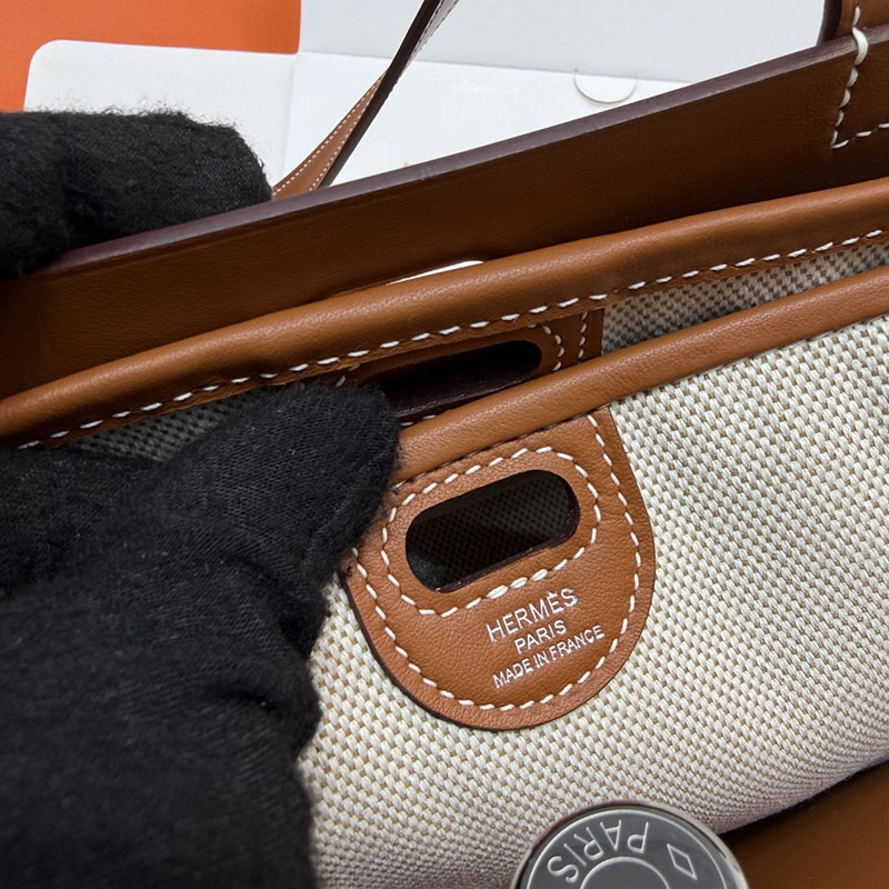 エルメス トートバッグ HERMES タブリエ・セリエ ゴールド スウィフト シルバー金具 H086583CK37 エルメス トートバッグ 革 - 画像 (9)