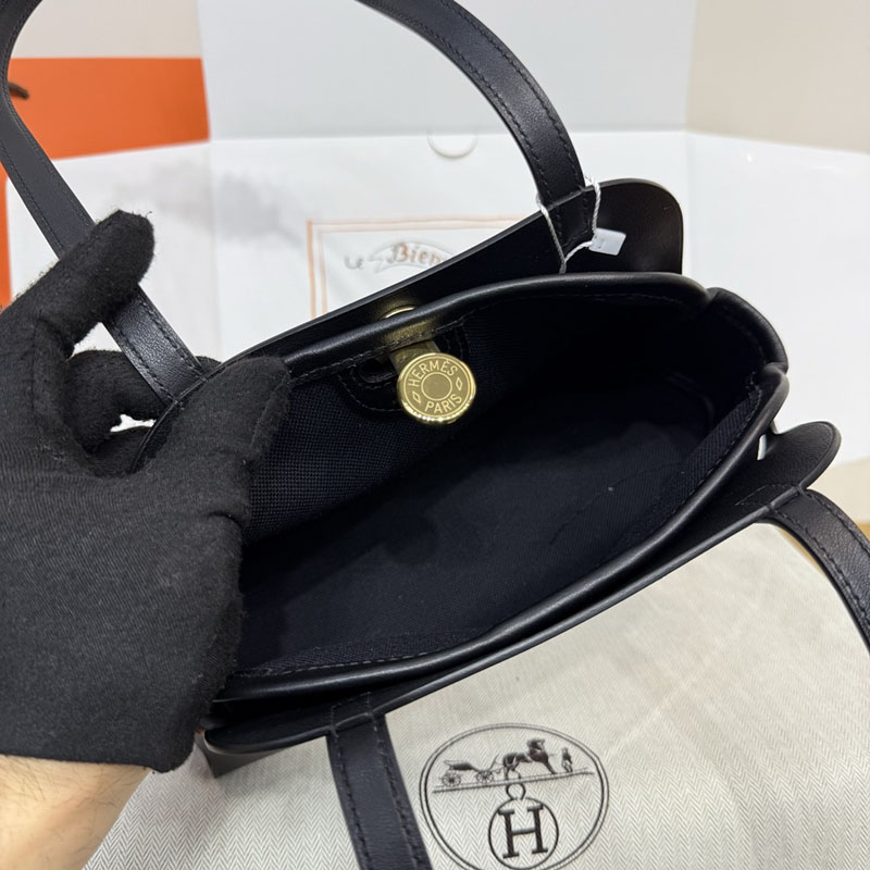 エルメス トートバッグ HERMES タブリエ・セリエ 黒 ブラック スウィフト ゴールド金具 H086583CC89 エルメス トートバッグ 公式 - 画像 (6)