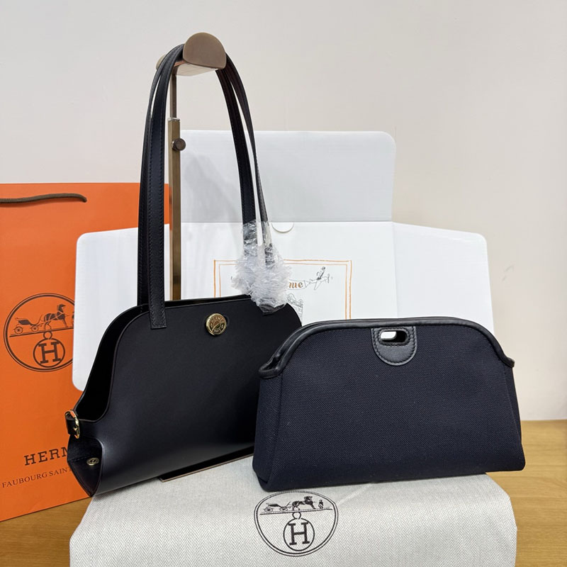エルメス トートバッグ HERMES タブリエ・セリエ 黒 ブラック スウィフト ゴールド金具 H086583CC89 エルメス トートバッグ 公式 - 画像 (5)
